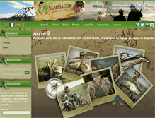 Tablet Screenshot of organisation-chasse-peche.com